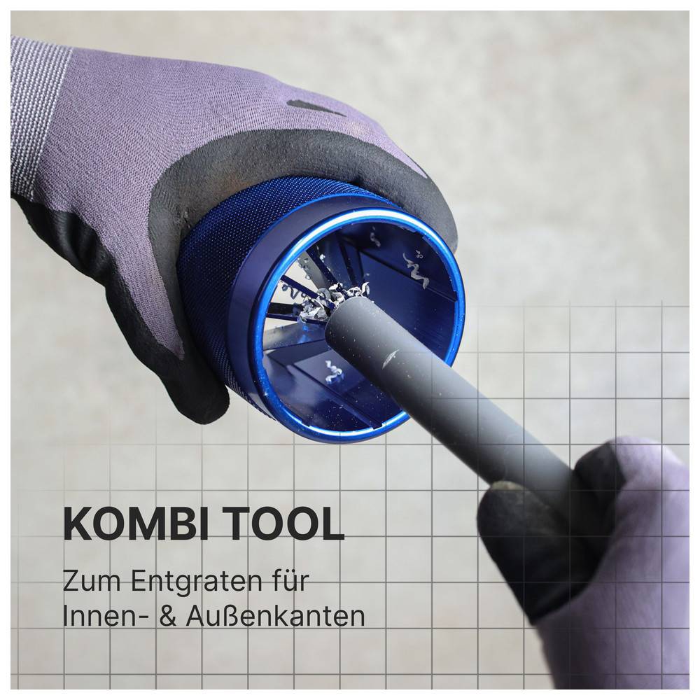 Dönges Entgrater mit Alugehäuse für Kunststoffrohr 25 - 63 mm