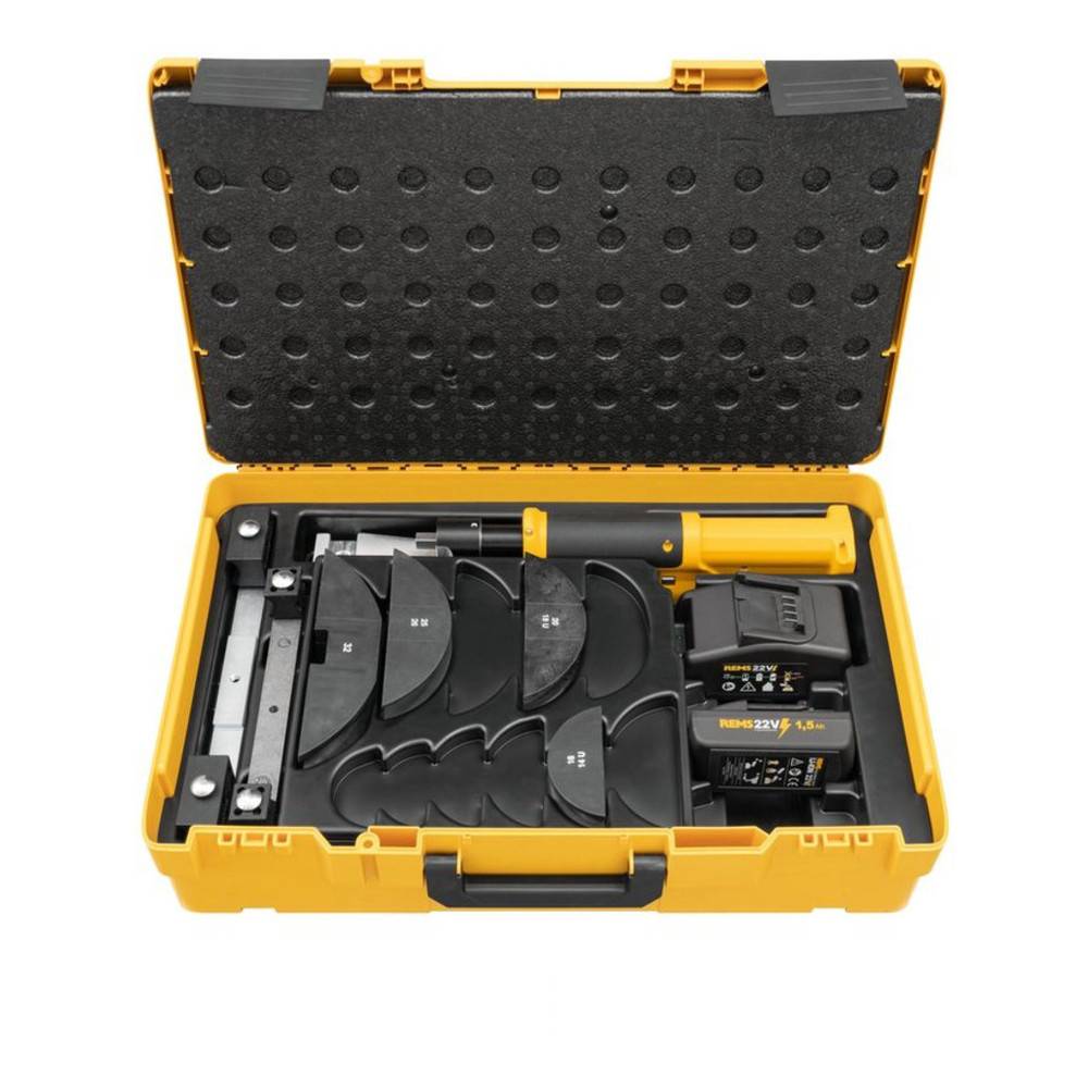 Rems Hydro-Swing 22V Set 16-20-25/26-32 Akku-Rohrbieger für Kupfer-+Verbundrohre