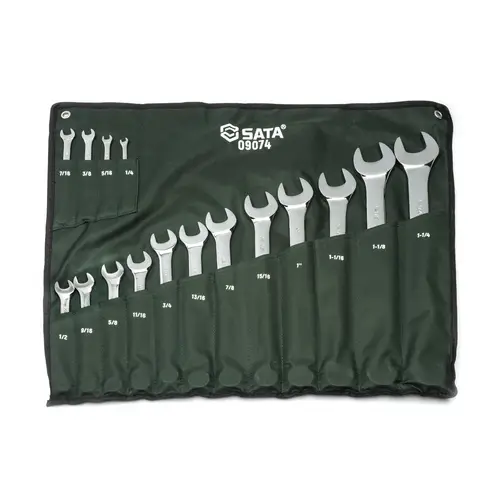 SATA Ringmaulschlüssel-Satz, zöllig, 16-teilig, 1/4"-1.1/4" SATA Ringmaulschlüssel-Satz, zöllig, 16-teilig, 1/4"-1.1/4"