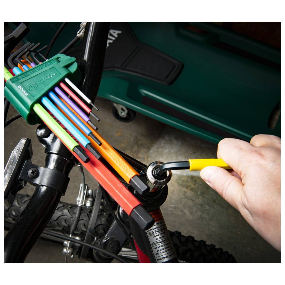 SATA Innensechskant-Winkelstiftschlüssel Set, 9-teilig