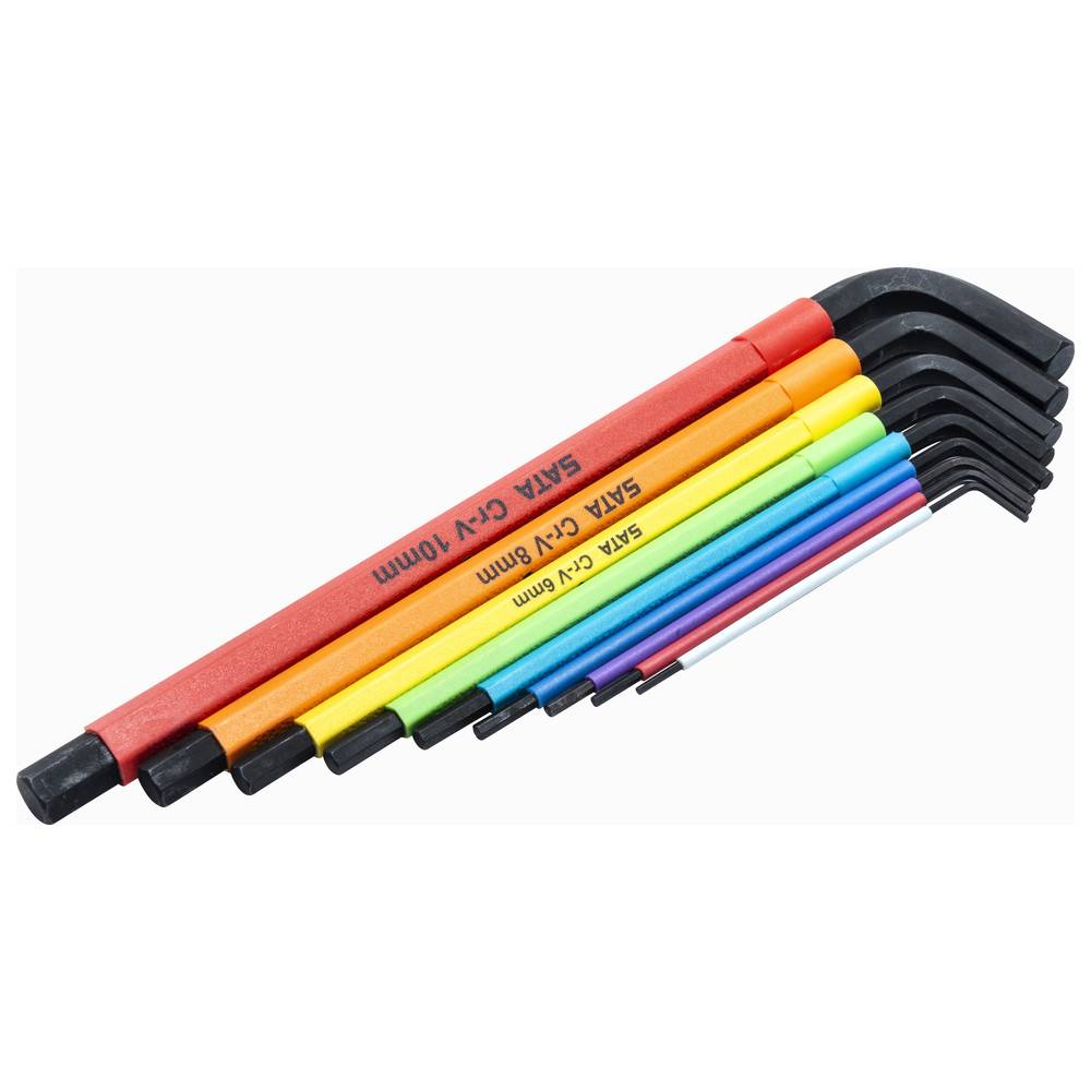 SATA Innensechskant-Winkelstiftschlüssel Set, 9-teilig