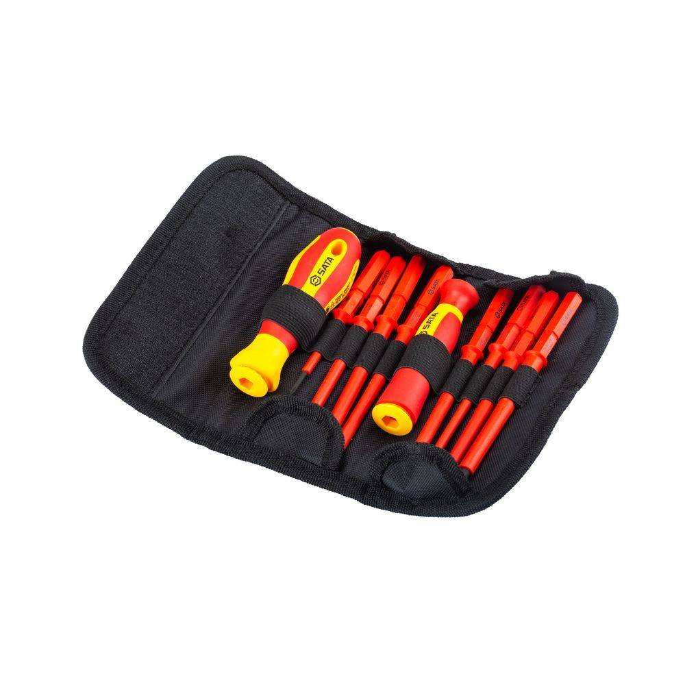 SATA Austauschbarer Schraubendreher Satz VDE, 10-tlg.
