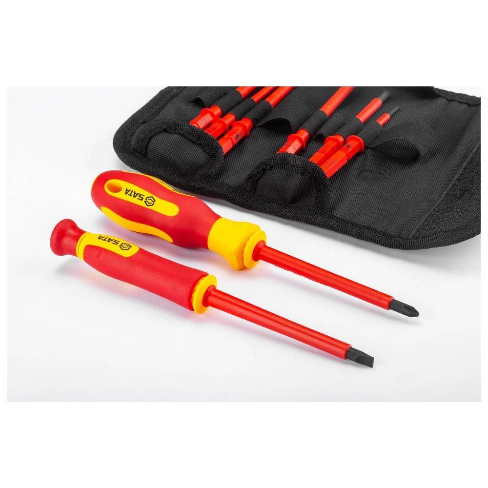 SATA Austauschbarer Schraubendreher Satz VDE, 10-tlg.