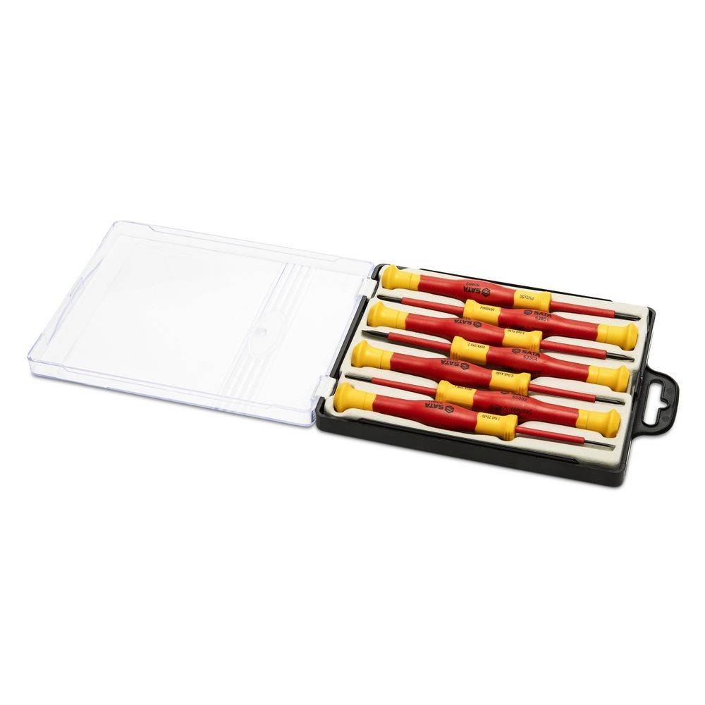 SATA 7 Tlg. Präzisions Elektronik-& Feinmechanik Schraubendreher Set VDE
