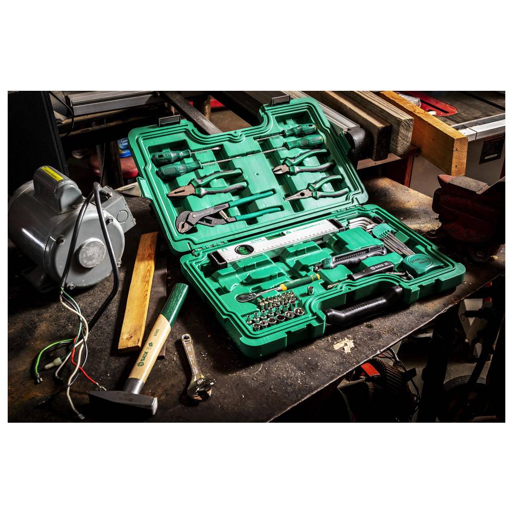 SATA 1/4" Universal-Bauwerkzeugsatz, 56 Tlg.