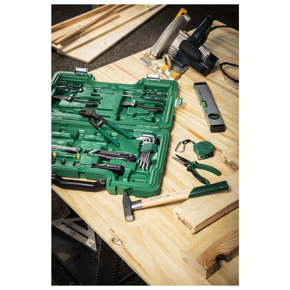 SATA 1/4" Universal-Bauwerkzeugsatz, 56 Tlg.