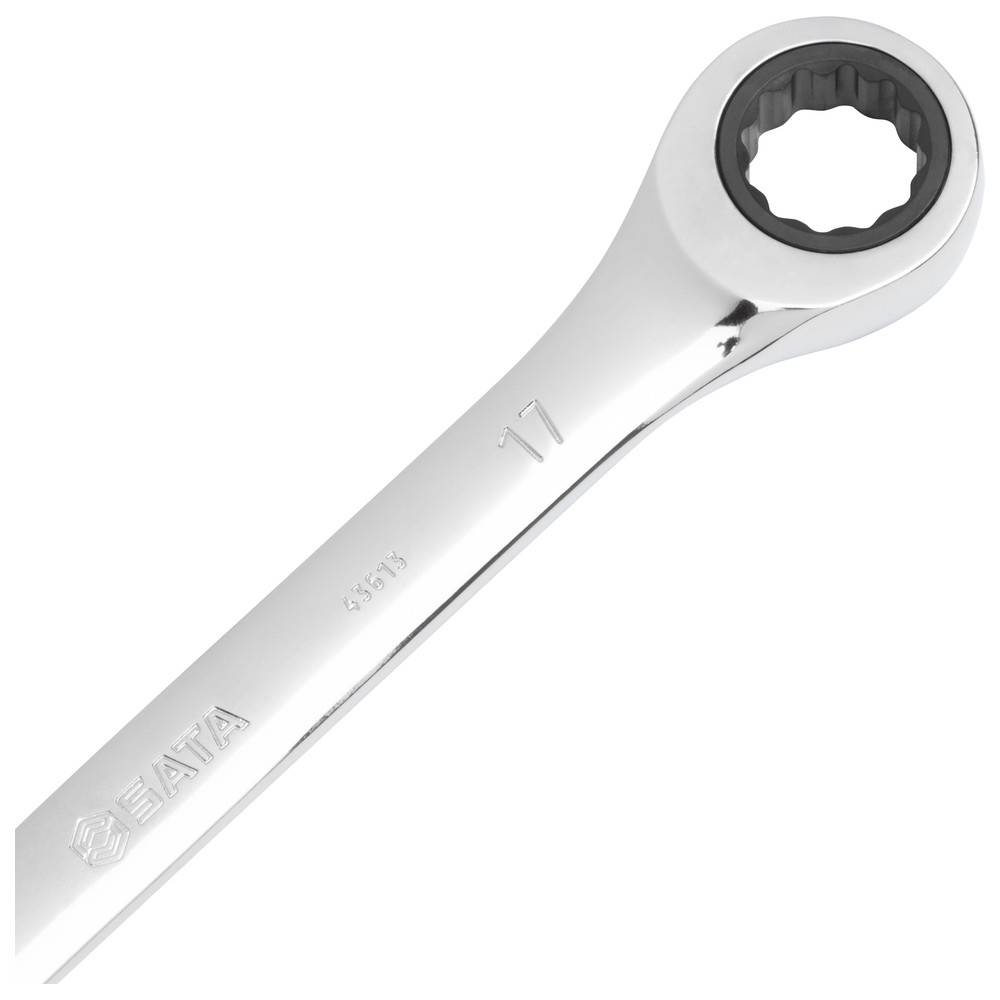 SATA Doppelratschen-Ringmaulschlüssel, 7 mm, 134 mm