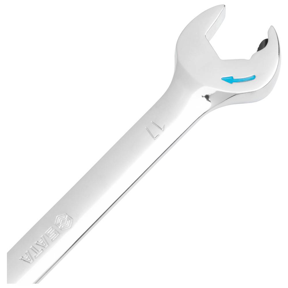 SATA Doppelratschen-Ringmaulschlüssel, 14 mm, 190 mm