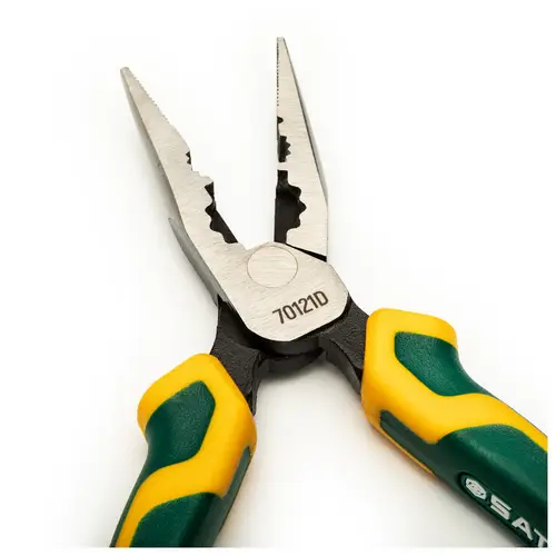 SATA Hochleistungs-Flachrundzange mit Schneide, Länge 170 mm SATA Hochleistungs-Flachrundzange mit Schneide, Länge 170 mm