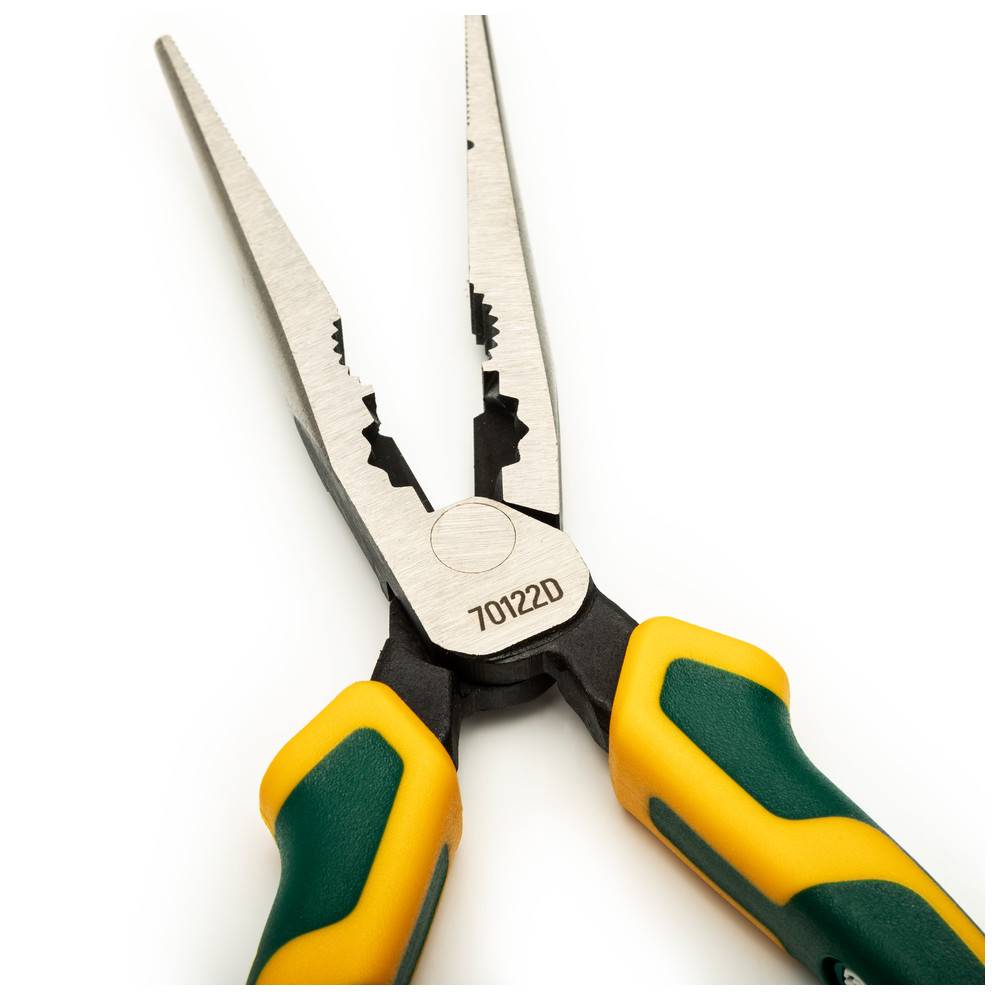 SATA Hochleistungs-Flachrundzange mit Schneide, Länge 220 mm