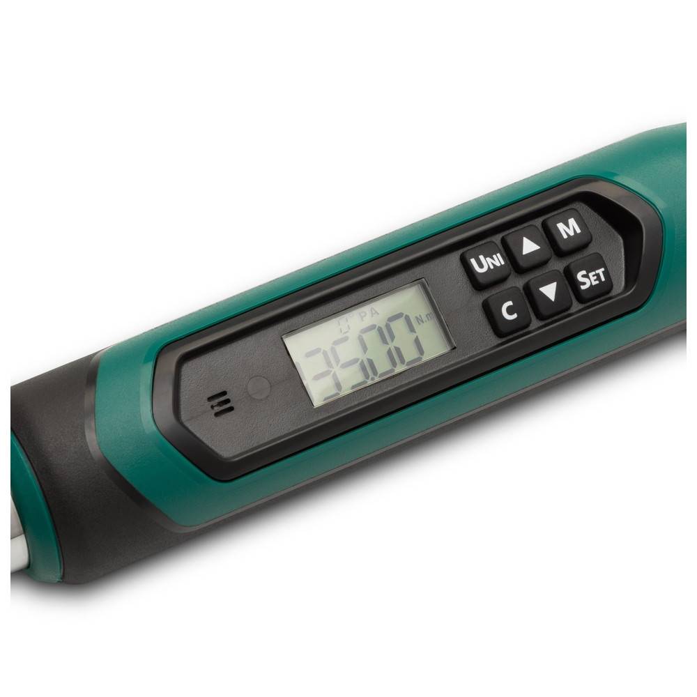 SATA 3/8" Elektronischer Drehmomentschlüssel, mit Winkelfunktion 13,5Nm - 135Nm