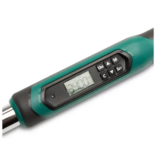 SATA 1/2" Elektronischer Drehmomentschlüssel, mit Winkelfunktion 34Nm - 340Nm SATA 1/2" Elektronischer Drehmomentschlüssel, mit Winkelfunktion 34Nm - 340Nm