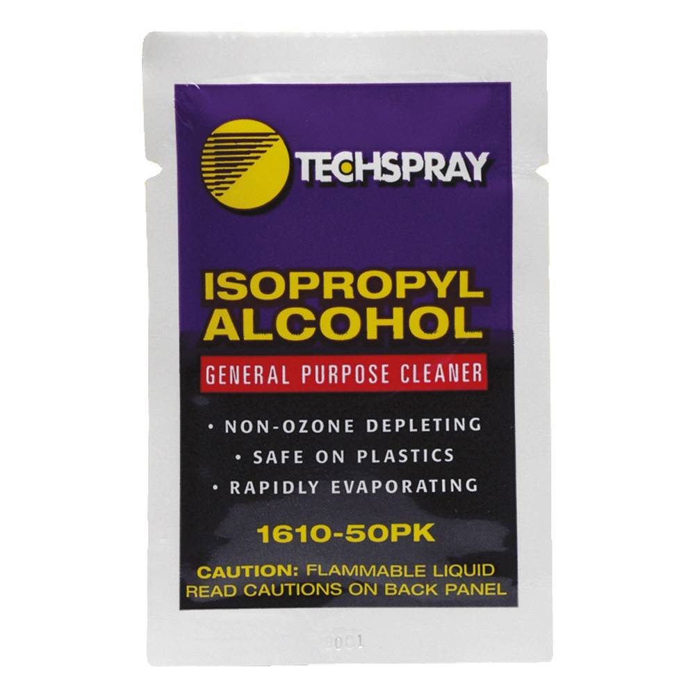 Techspray Reinigungstücher getränkt, Einzeltuch