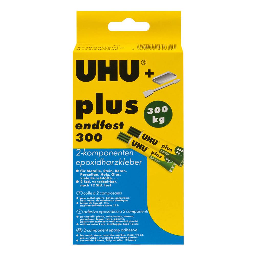 UHU Plus Endfest 300, 47590, 200 ml, Doppelkammerkartusche