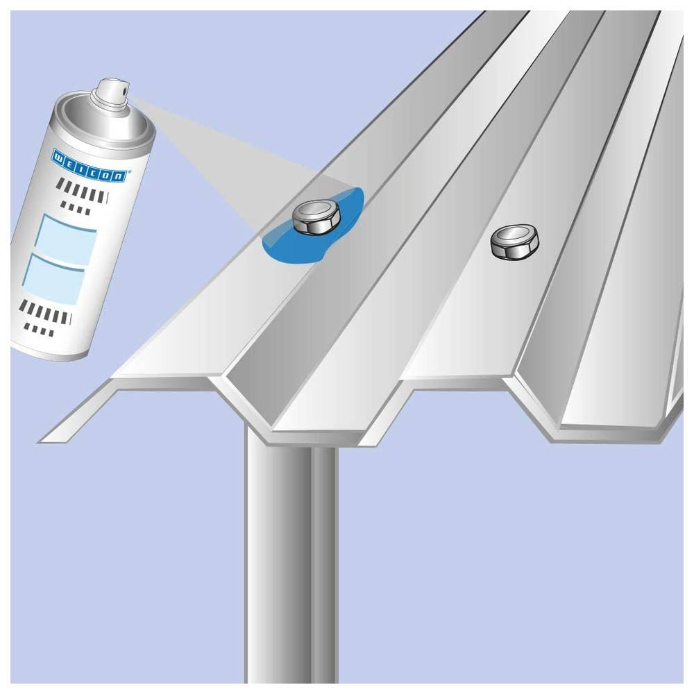 Weicon Universal Dicht-Spray, 400 ml, schwarz, 2 Dosen