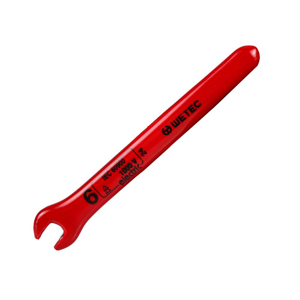 WETEC Einmaulschlüssel, DIN 7446, Schlüsselweite 23 mm, 1.000 V