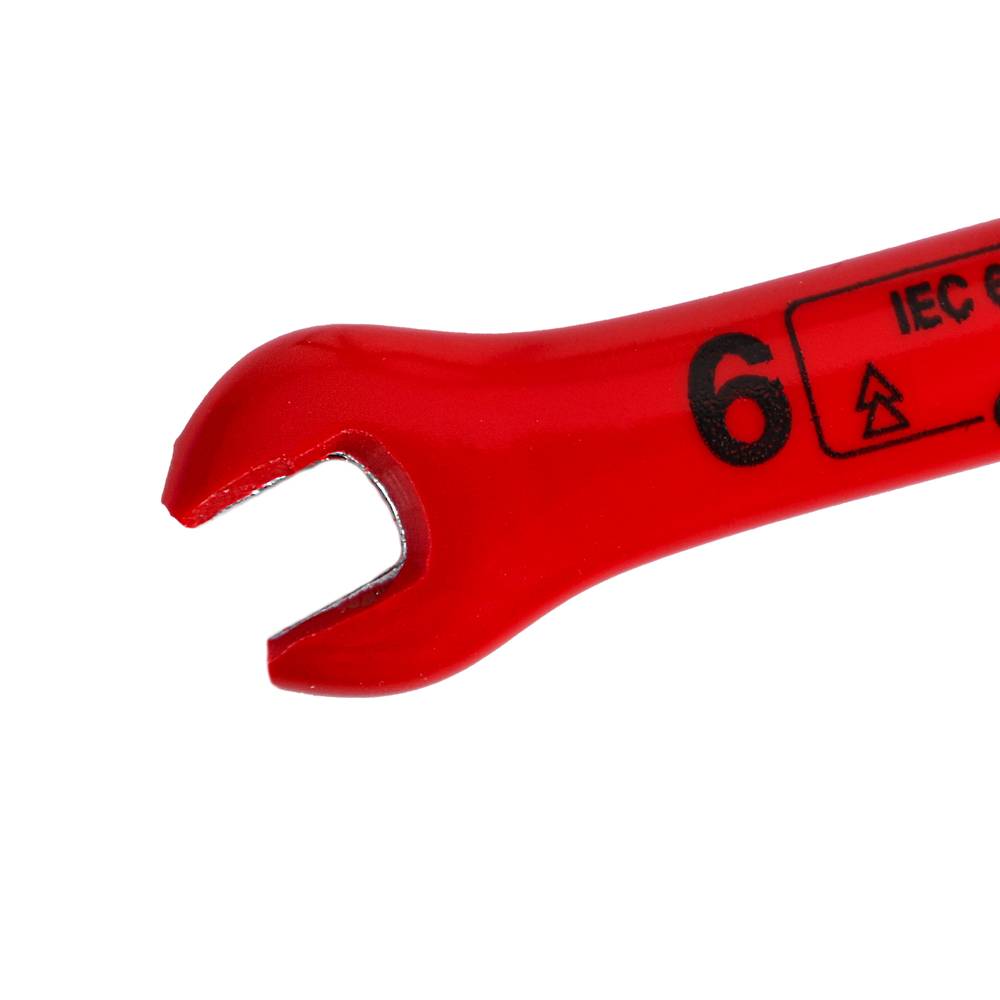 WETEC Einmaulschlüssel, DIN 7446, Schlüsselweite 8 mm, 1.000 V/VDE/GS