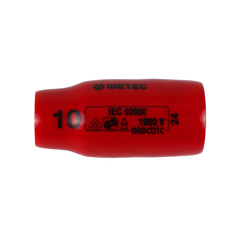 WETEC Sechskant-Steckschlüssel-Einsatz, 1/2", 14 mm, 1000 V/VDE/GS