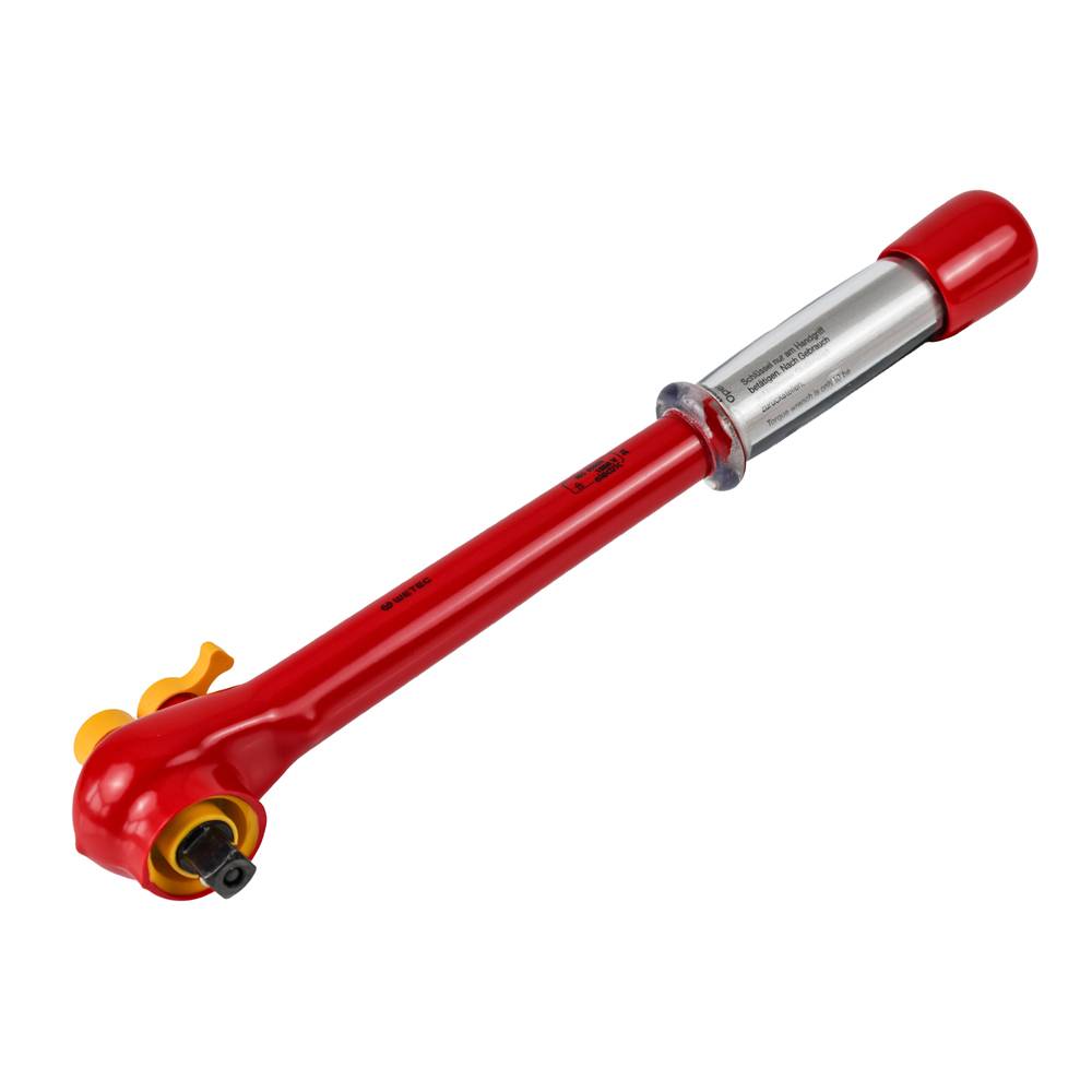 WETEC Drehmomentschlüssel, 1/2", 1.000 V, Drehmoment 5-50 Nm, 370 mm