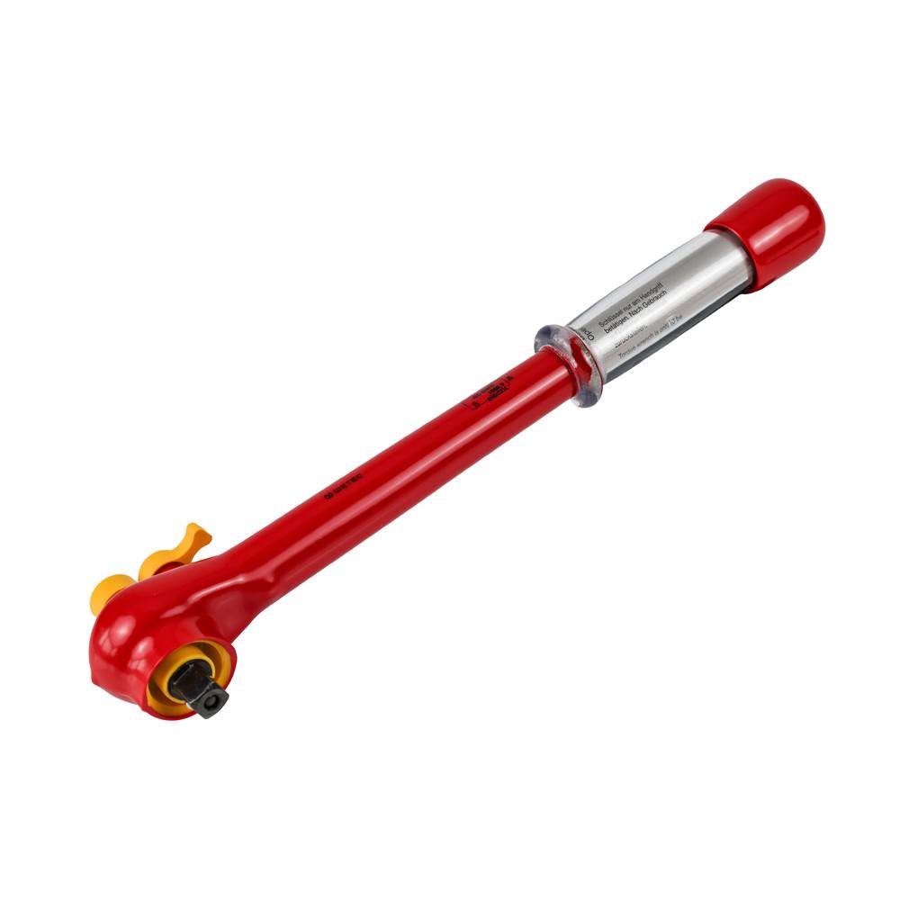 WETEC Drehmomentschlüssel, 1/2", 1.000 V, Drehmoment 5-50 Nm, 370 mm