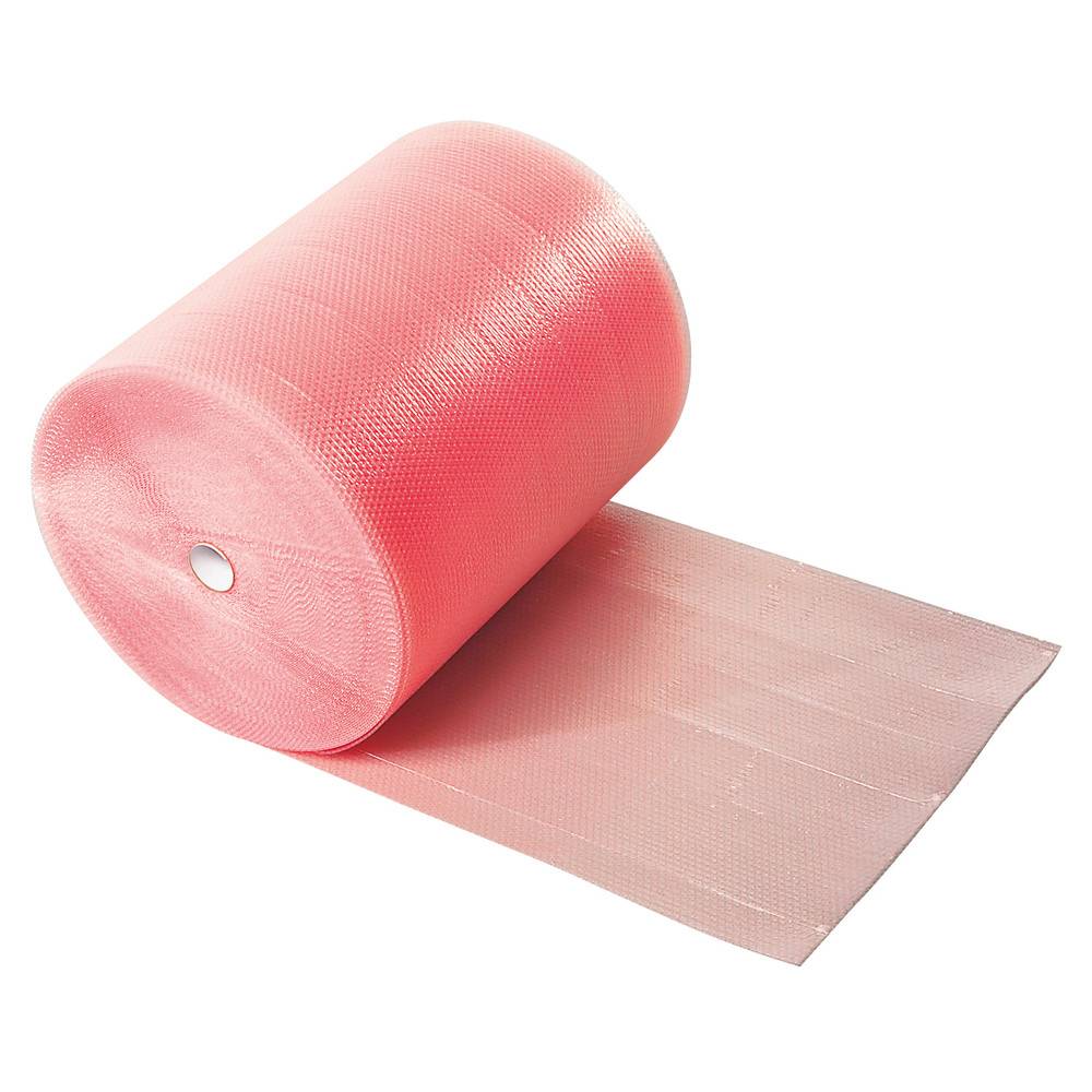 WETEC Luftpolsterfolie, ESD, 400 mm x 100 m, 2-lagig