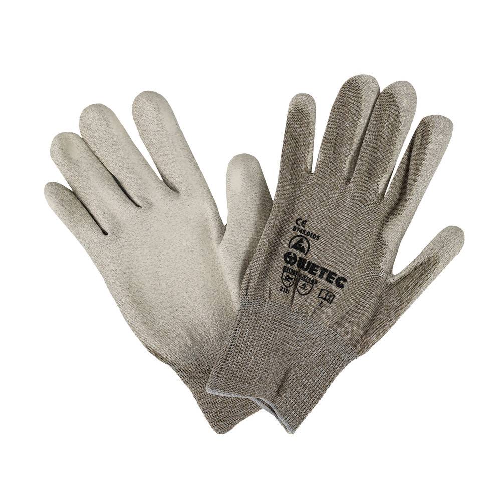 WETEC ESD-Handschuhe, nahtlos, L