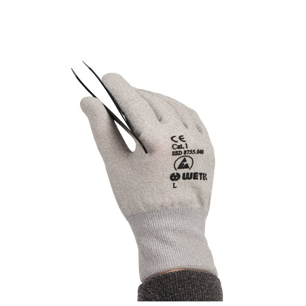 WETEC ESD-Handschuhe, antiallergen, 2XL