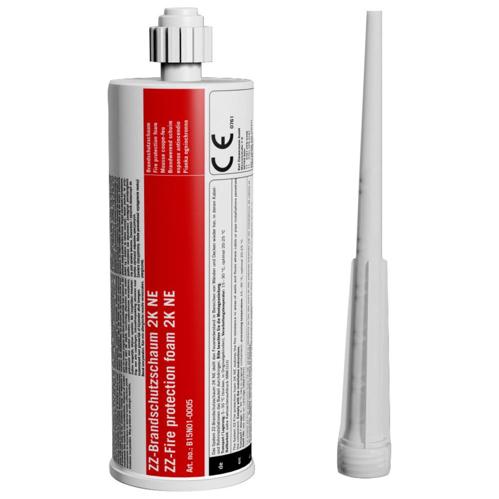 Zapp-Zimmermann Brandschutzschaum ZZ 330, 2K-Set, 6 x 380 ml + 8 Mischer