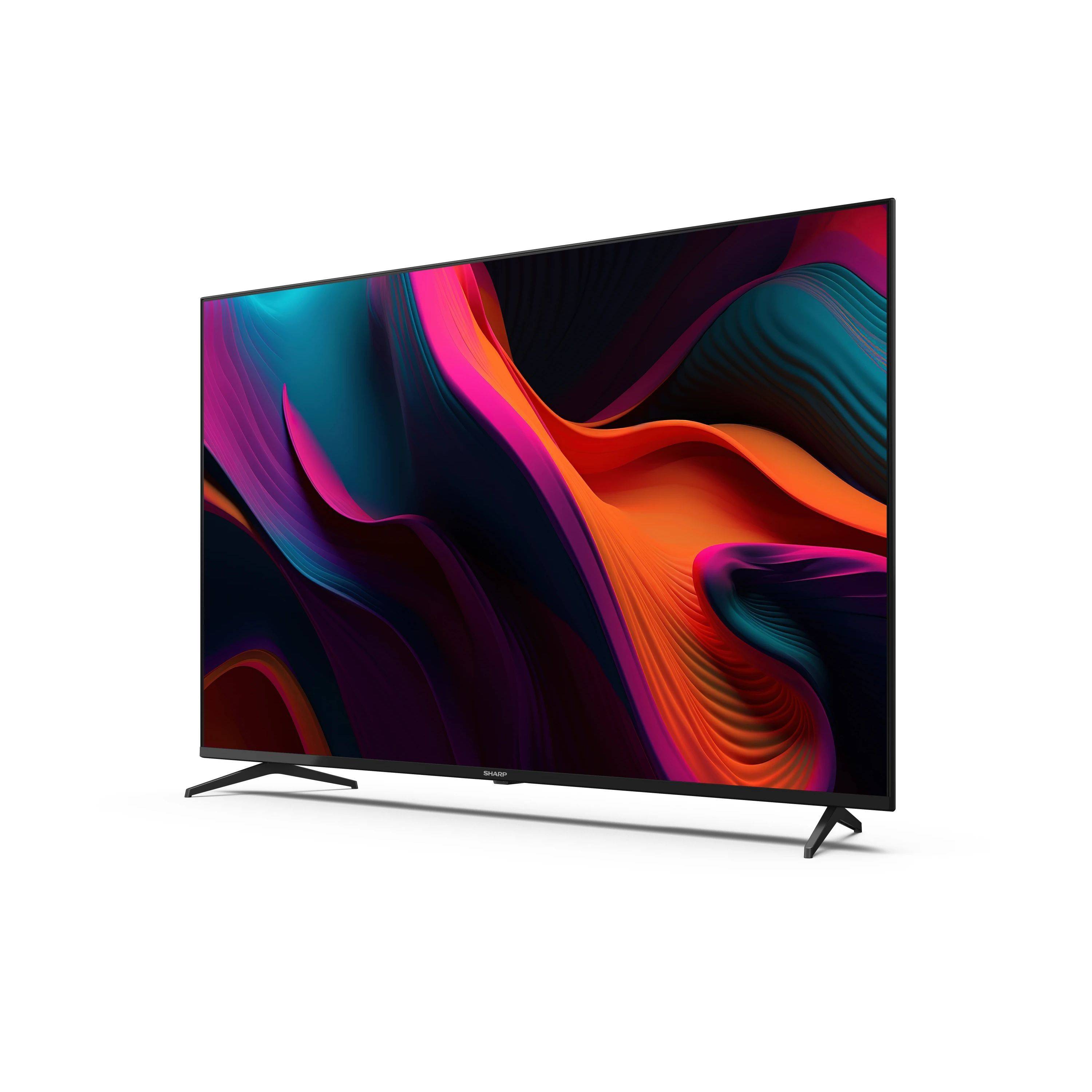 SHARP 55GL4260E – 55 Zoll Fernseher 4K Ultra HD Google TV – Rahmenloses Design, Dolby Vision, Dolby Atmos, Smooth Motion