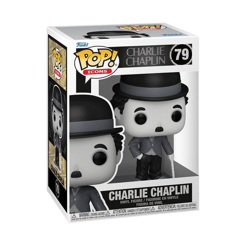Charlie Chaplin POP! Icons Vinyl Figur 9 cm