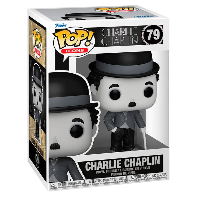 Charlie Chaplin POP! Icons Vinyl Figur 9 cm