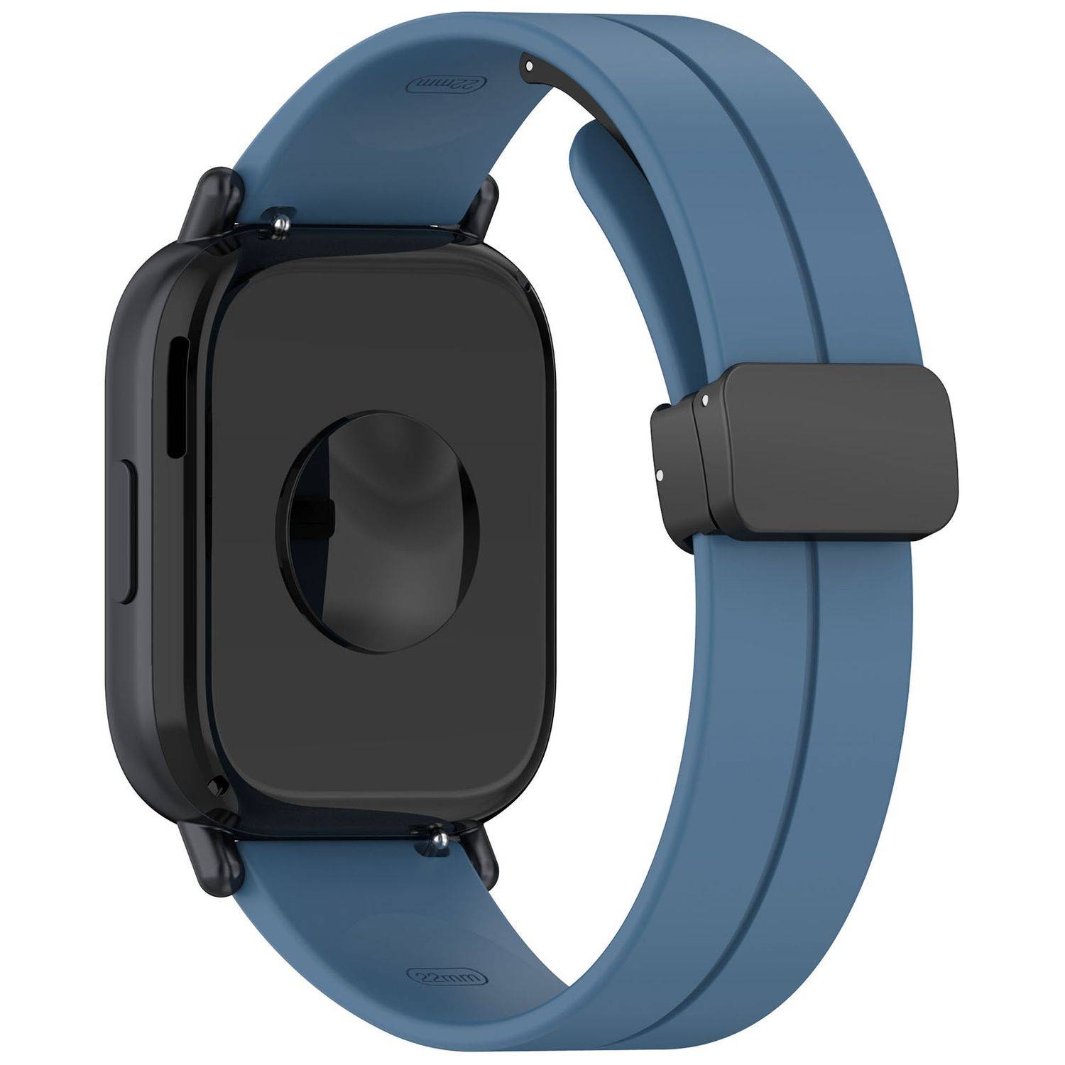 Für Xiaomi Redmi Watch 5 Lite Silikon Armband mit Magnetischer Faltschließe Blau