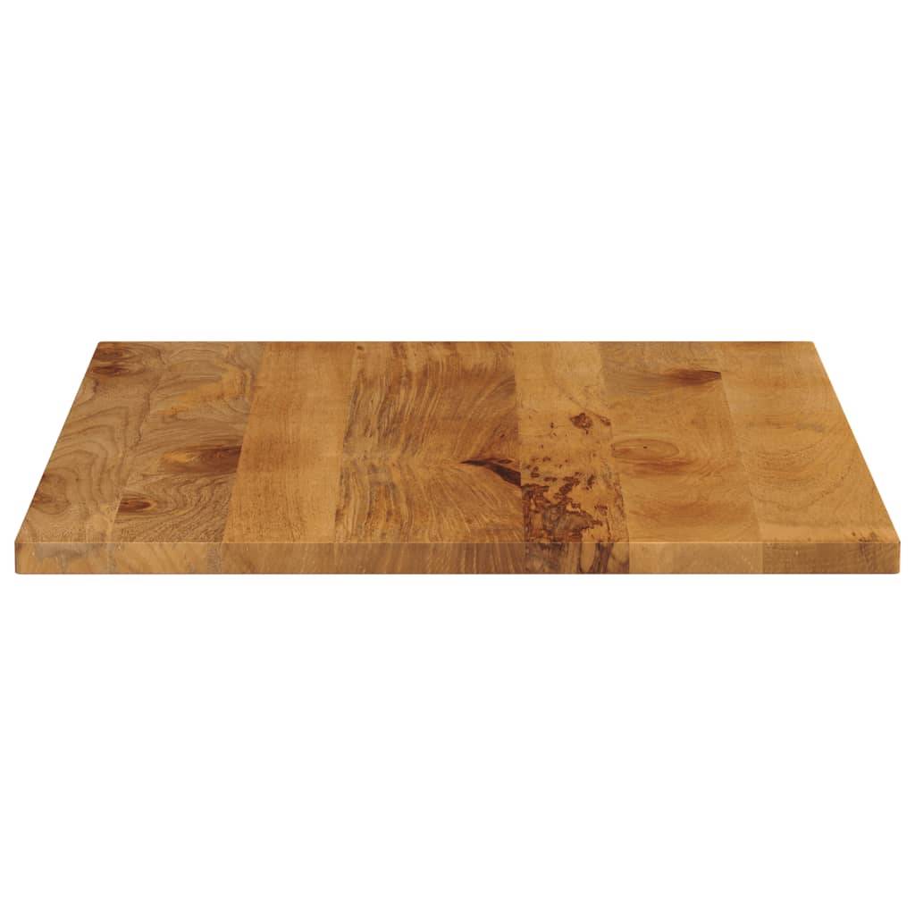 vidaXL Tischplatte 110x80x2,5 cm Rechteckig Massivholz Mango