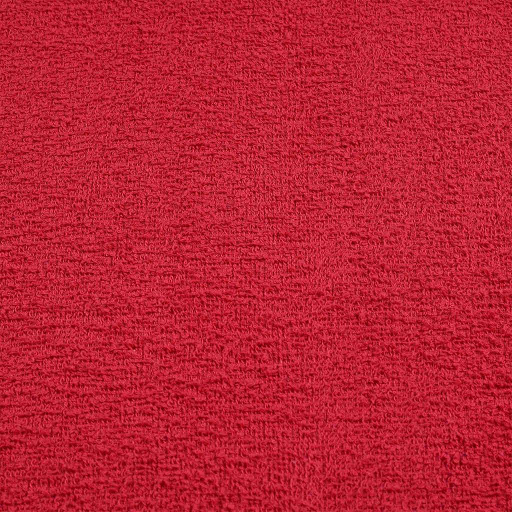 vidaXL Seiftücher 2 Stk. Rot 30x30 cm 360 g/m² 100% Baumwolle