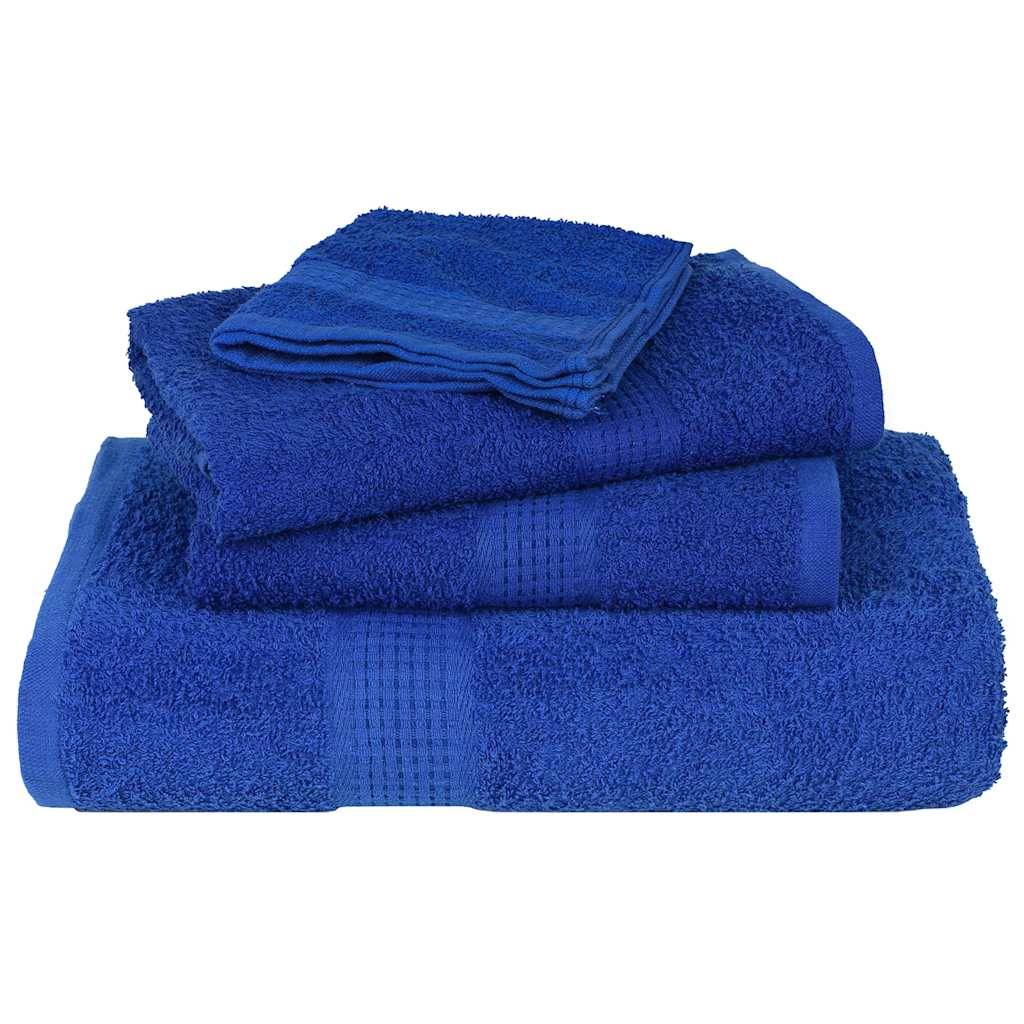 vidaXL Badetücher 2 Stk. Blau 100x150 cm 360 g/m² 100% Baumwolle