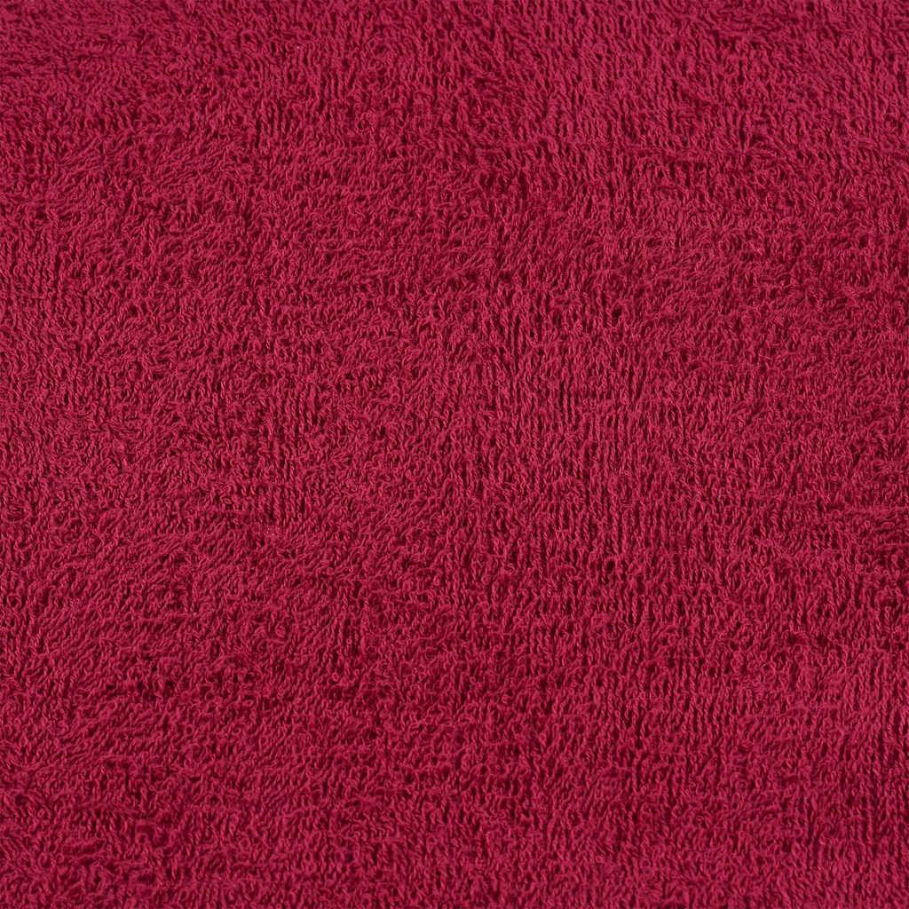 vidaXL Badetücher 2 Stk. Bordeauxrot 100x150cm 360 g/m² 100% Baumwolle