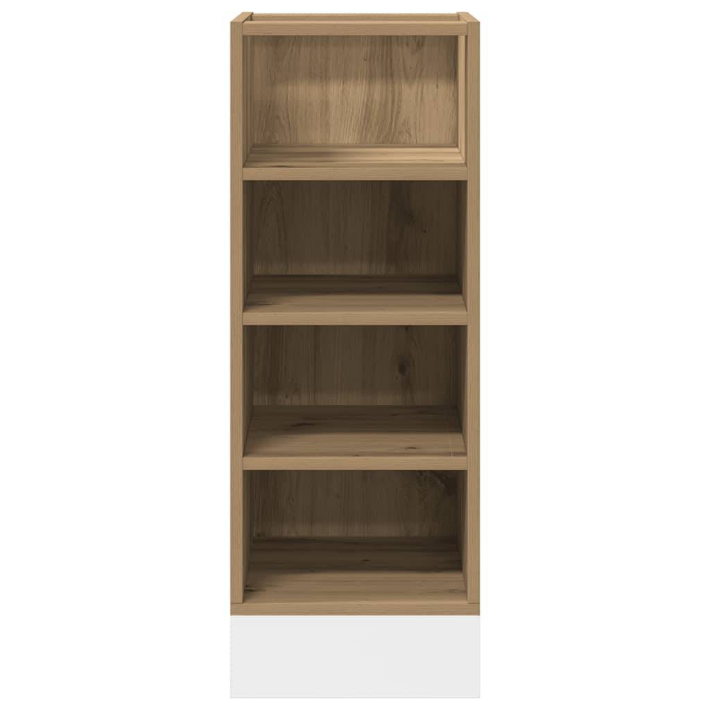 vidaXL Unterschrank Riga Artisan-Eiche 30x44,5x81,5 cm Holzwerkstoff