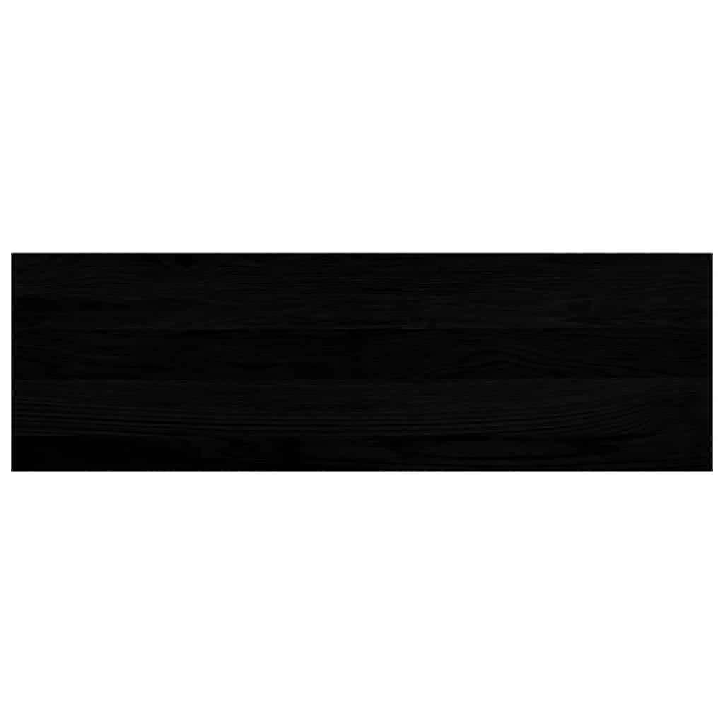 vidaXL Treppenstufen 2 Stk. Dunkelbraun 80x30x2 cm Massivholz Eiche