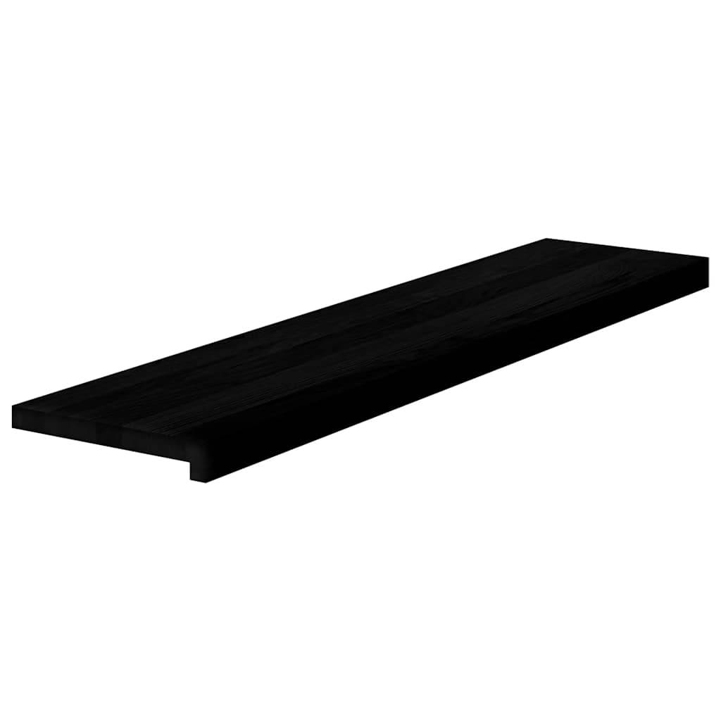 vidaXL Treppenstufen 8 Stk. Dunkelbraun 110x30x2 cm Massivholz Eiche