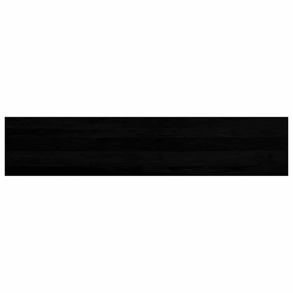 vidaXL Treppenstufen 4 Stk. Dunkelbraun 120x30x2 cm Massivholz Eiche