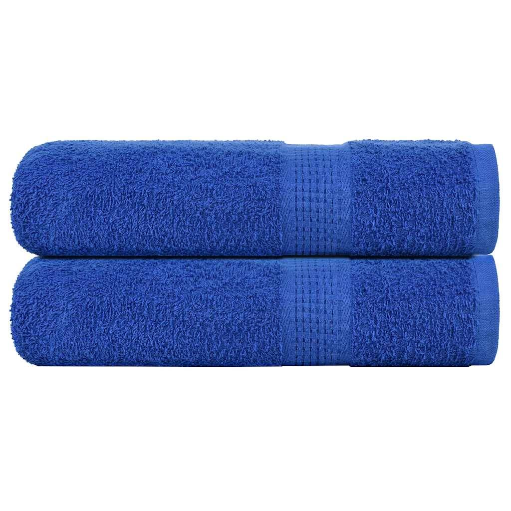 vidaXL Badetücher 2 Stk. Blau 100x150 cm 360 g/m² 100% Baumwolle