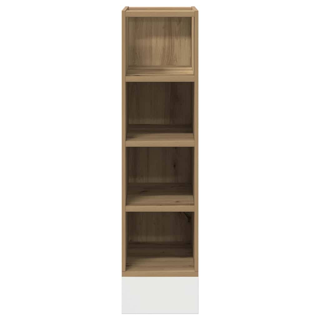 vidaXL Unterschrank Riga Artisan-Eiche 20x44,5x81,5 cm Holzwerkstoff