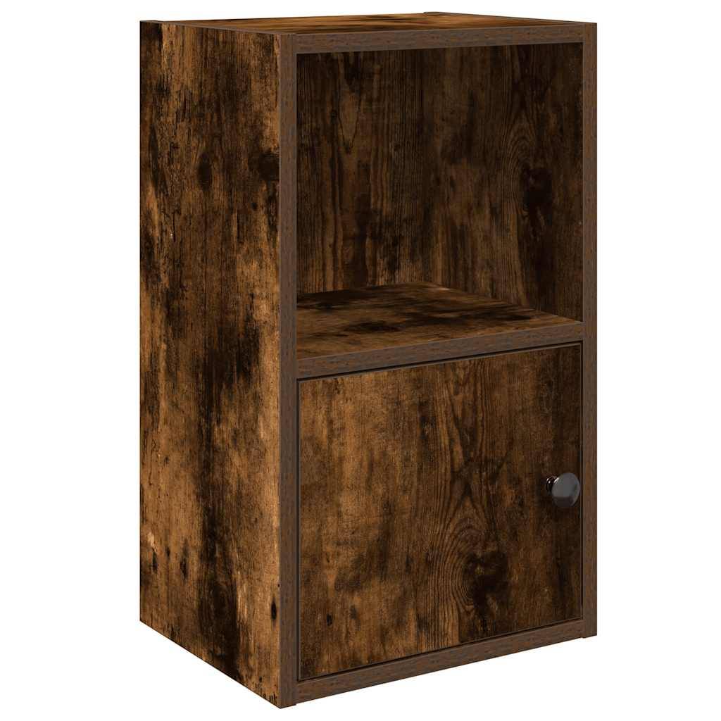 vidaXL Bücherregal Räuchereiche 31x24x52 cm Holzwerkstoff