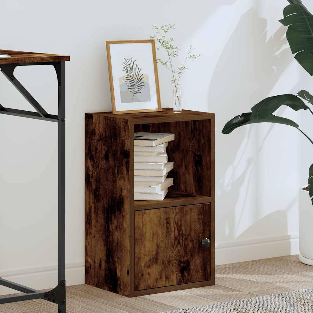 vidaXL Bücherregal Räuchereiche 31x24x52 cm Holzwerkstoff