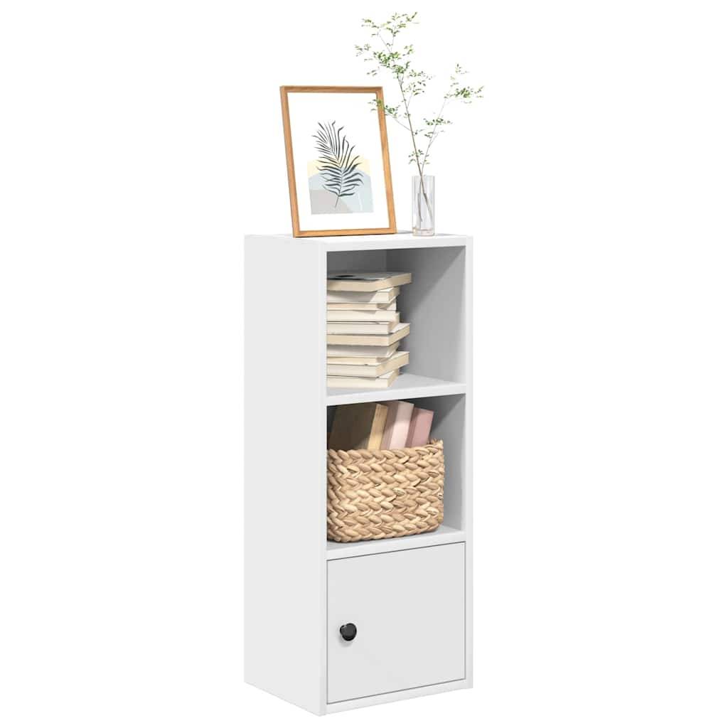 vidaXL Bücherregal Weiß 31x24x77 cm Holzwerkstoff