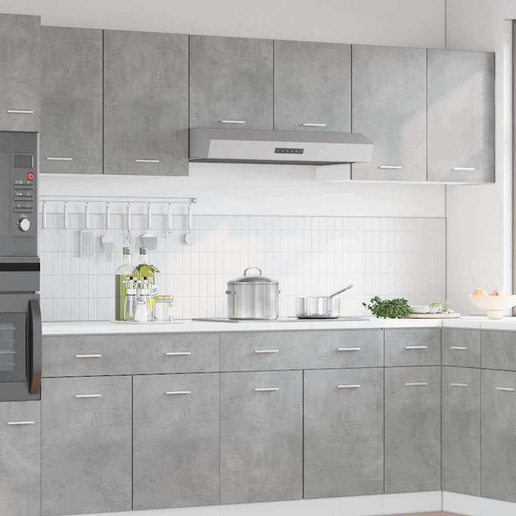 vidaXL Hängeschrank Lyon Betongrau 50x31x60 cm Holzwerkstoff