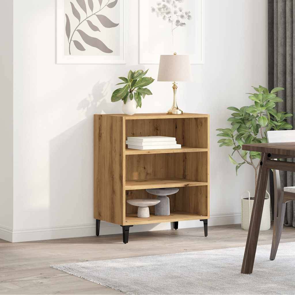 vidaXL Sideboard Artisan-Eiche 57x35x70 cm Holzwerkstoff