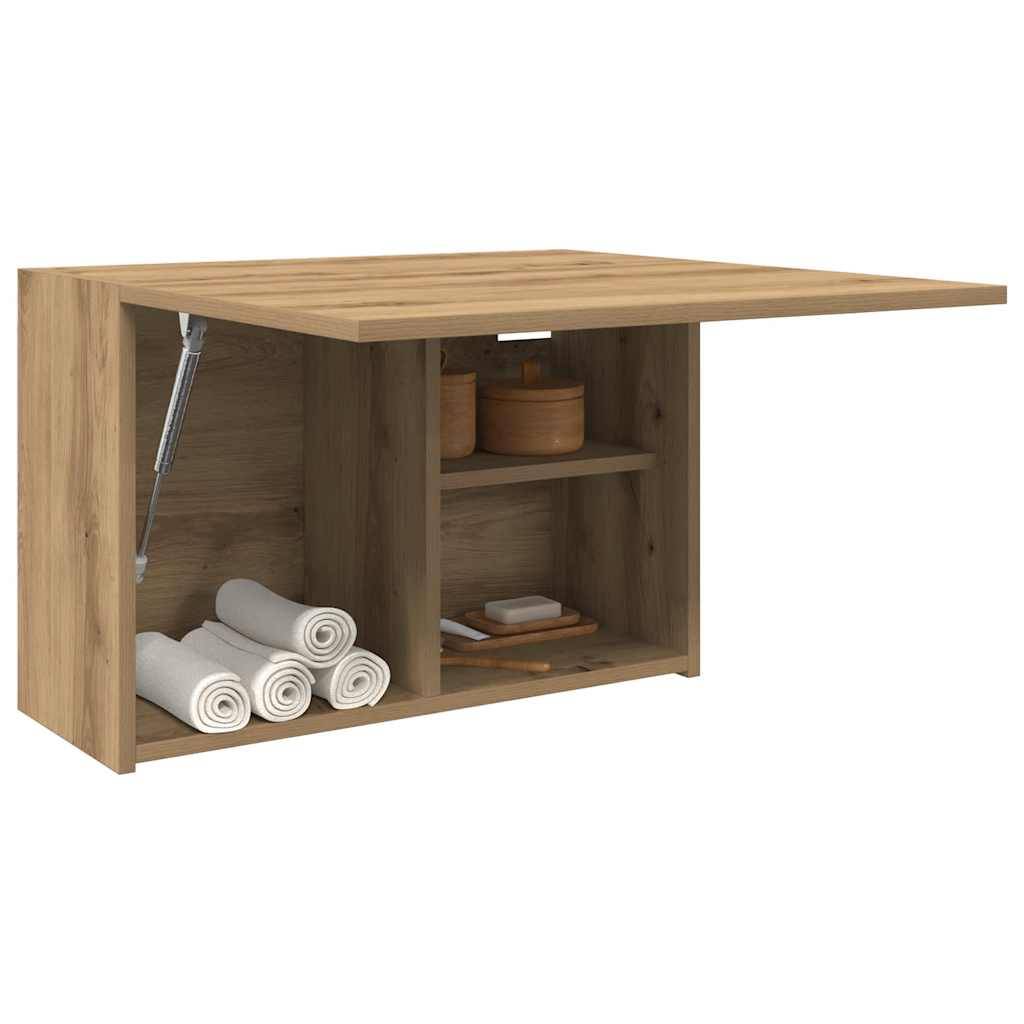 vidaXL Bad-Wandschrank Artisan-Eiche 60x25x40 cm Holzwerkstoff