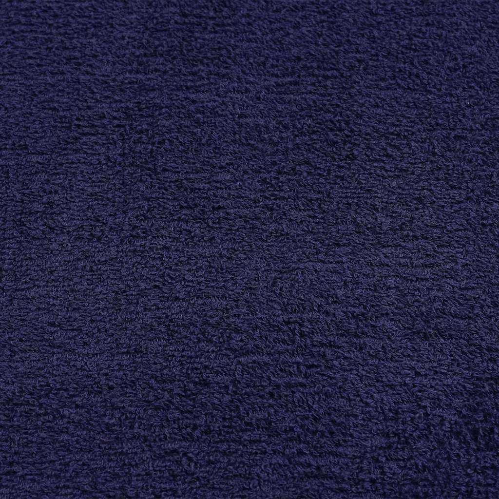 vidaXL Duschtücher 4 Stk. Marineblau 70x140 cm 360 g/m² 100% Baumwolle
