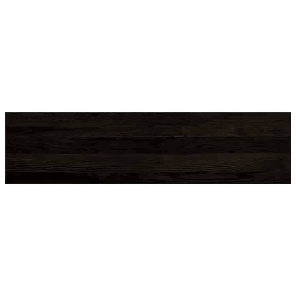 vidaXL Treppenstufen 16 Stk. Dunkelbraun 100x30x2 cm Massivholz Eiche